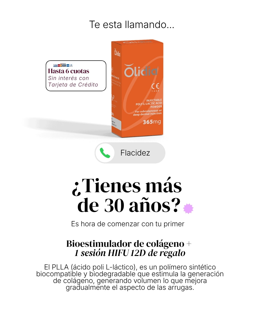 Bioestimulador de Colágeno + HIFU 12D