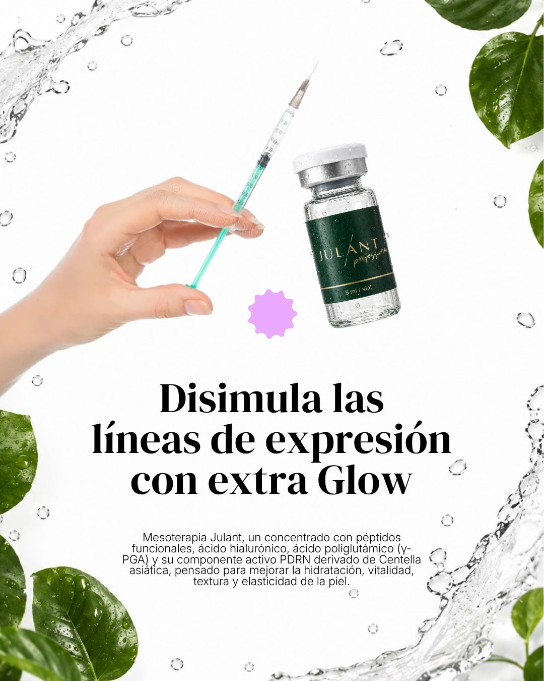 Pack Botox & Glow | Botox 3 zonas con Mesoterapia Julant PDRN
